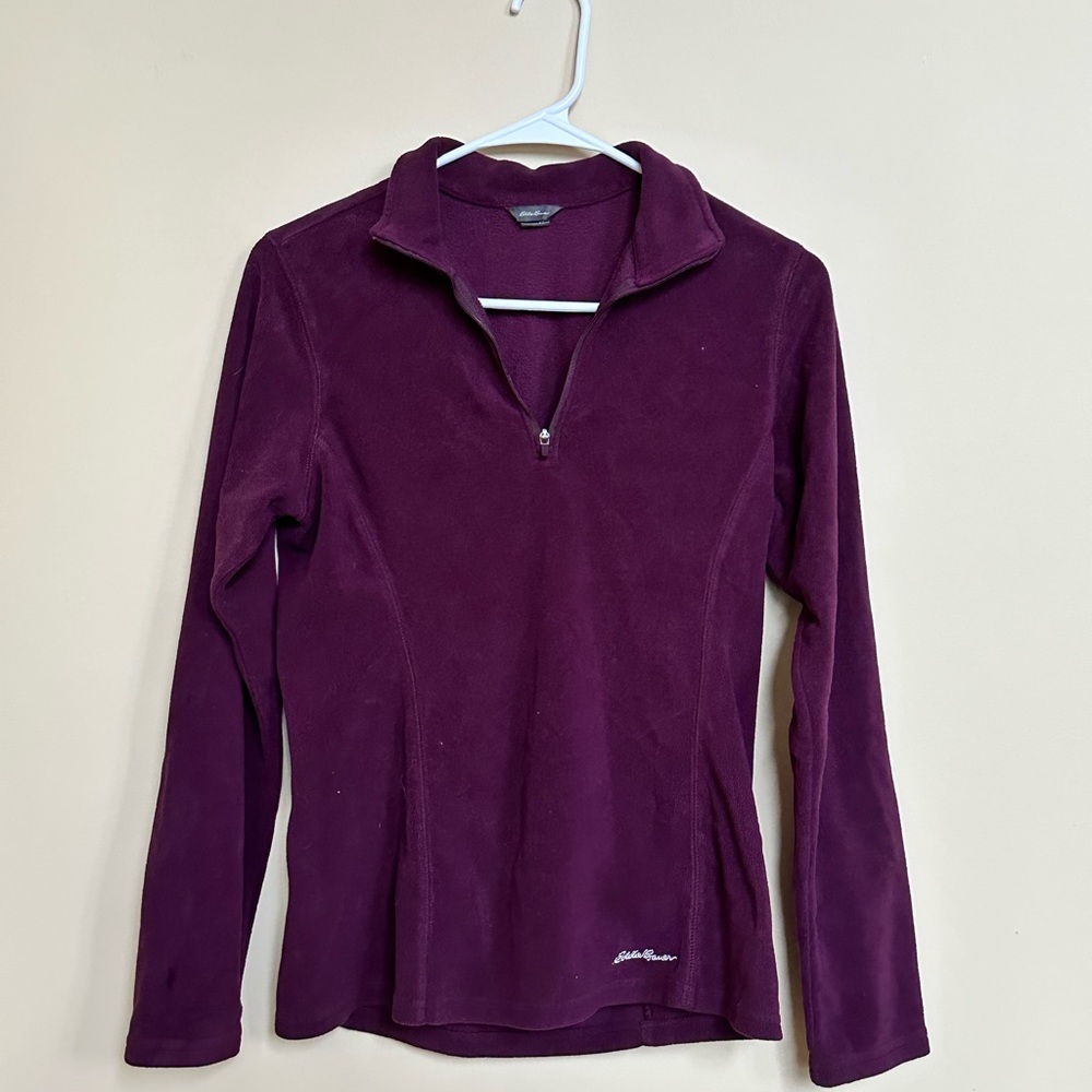 Women's Purple Eddie Bauer Fleece